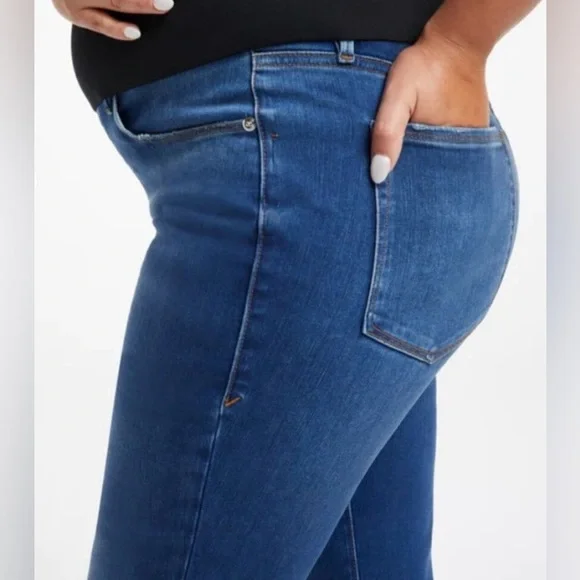 Good American Maternity Good Flare Jeans NWOT size 0/24 Khloe
